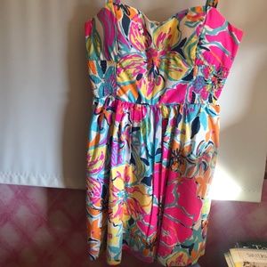 Lilly Pulitzer Spring Floral Patterned Dress